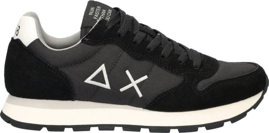 Sun68 Heren Lage Sneakers TOM Solid Black Heren