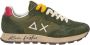 Sun68 Vintage Nylon Sneakers met Geborduurd Logo - Thumbnail 1