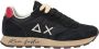 Sun68 Vintage Nylon Sneakers met Geborduurd Logo - Thumbnail 1