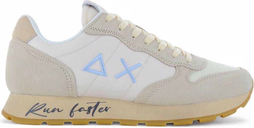 Sun68 Tom Vintage Heren Sneakers Schoenen Beige Z35105