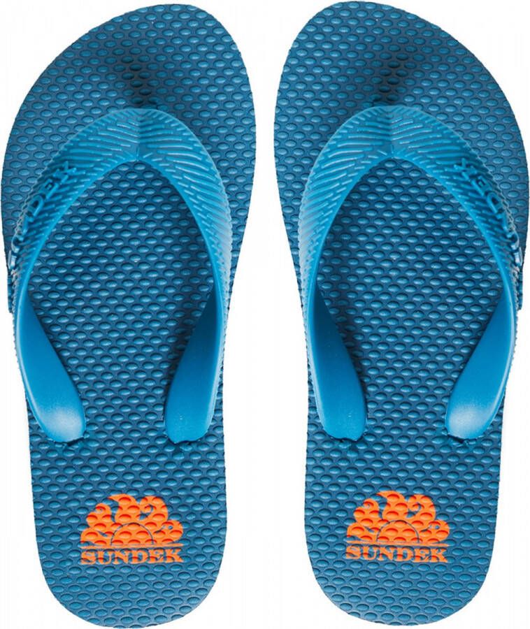 Sundek kids teenslippers barracuda blauw