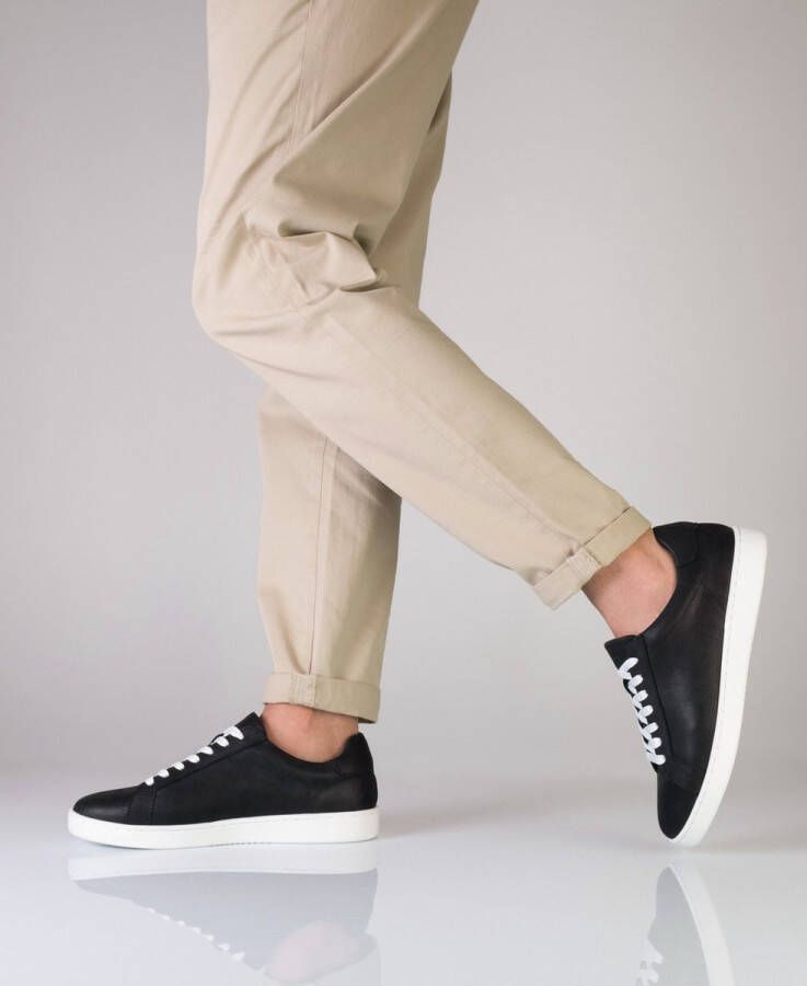 Suny Anna Kern 7410 Danssneakers voor Heren van Zwart Nappa Leer met Volledige Zool Drie draaipunten systeem voor betere draaibewegingen Salsa Bachata Latin zwart