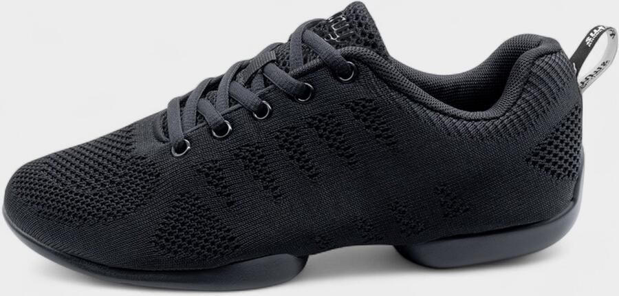 Suny Anna Kern 120 Danssneakers Dames Set Inclusive praktische schoenen draagtas Salsa sneakers met Spinpoints en Splitzool Uitneembaar voetbed Salsa Bachata Latin Ballroom Stijldansen Jazz Zwart