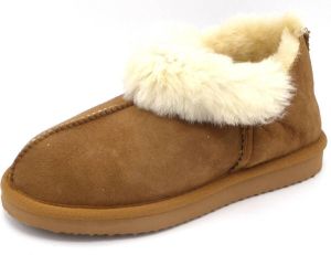 Super Cracks Home Dames Pantoffel 887109-17 Cognac
