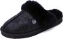 Super Cracks Home Dames Pantoffel Muil 36260-001A Zwart - Thumbnail 1