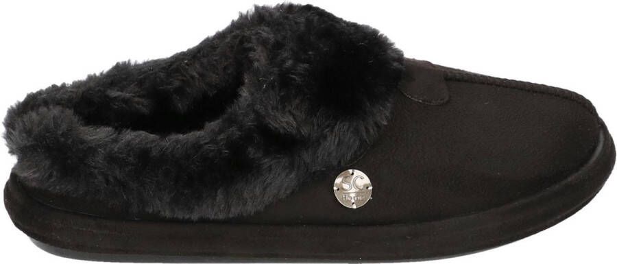 Super Cracks Home Dames Pantoffels Black