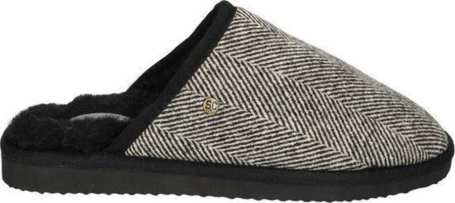 Super Cracks Home Heren Pantoffels Black