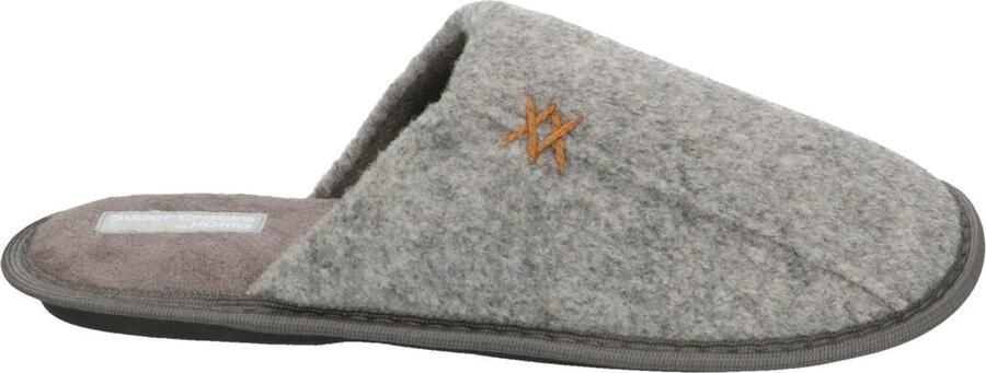 Super Cracks Home Heren Pantoffels Light Grey