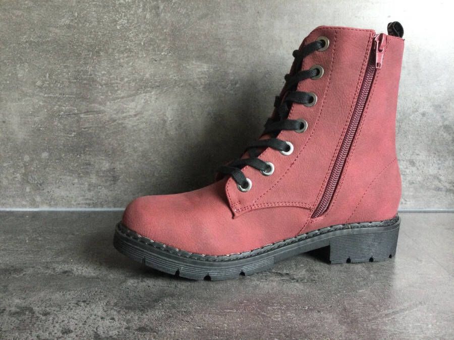 Super Cracks Supercracks veterboots bordeaux bordeauxrood
