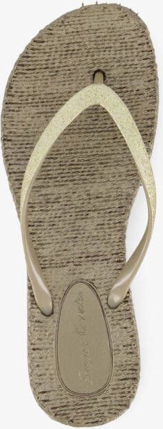 Super Cracks Teenslippers in goud voor Dames 705701–92