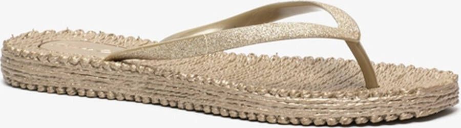 Super Cracks Teenslippers in goud voor Dames 705701–92