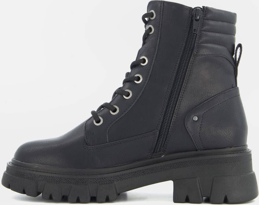 Super Cracks Supercracks Veterboots zwart Synthetisch