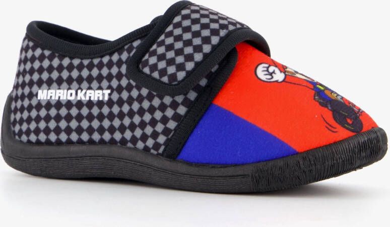 Super Mario Bros kinder pantoffels met klittenband Zwart Sloffen