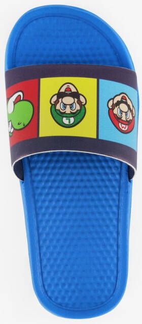 Super Mario Bros Super Mario kinder badslippers Blauw