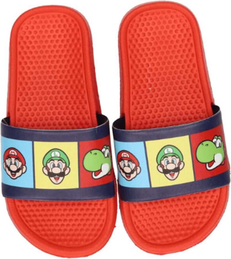 Super Mario Jongens Badslipper Rood