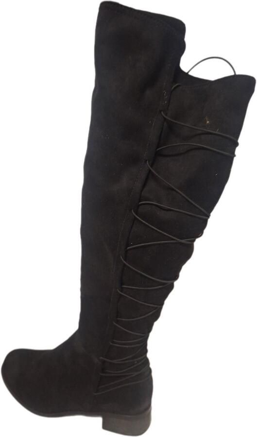 Super Me ELEGANTE LAARS MET LUXE STRINGS EN EASY RITS IN IMITATIE SUEDE