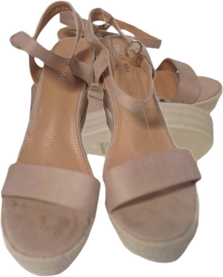 Super Me ESPADRILLE IN BLACK IMITATIE SUEDE