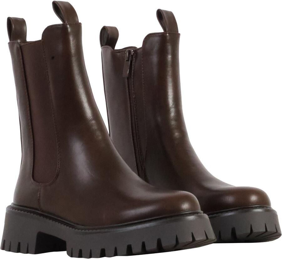 Super Mode Enkellaarzen met rits van Ideal Shoes