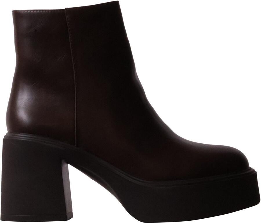 Super Mode Enkellaarzen met hak van Ideal Shoes