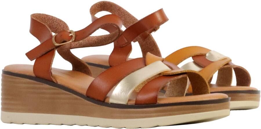 Super Mode LBS-sandalen met sleehak en riempje - Foto 2