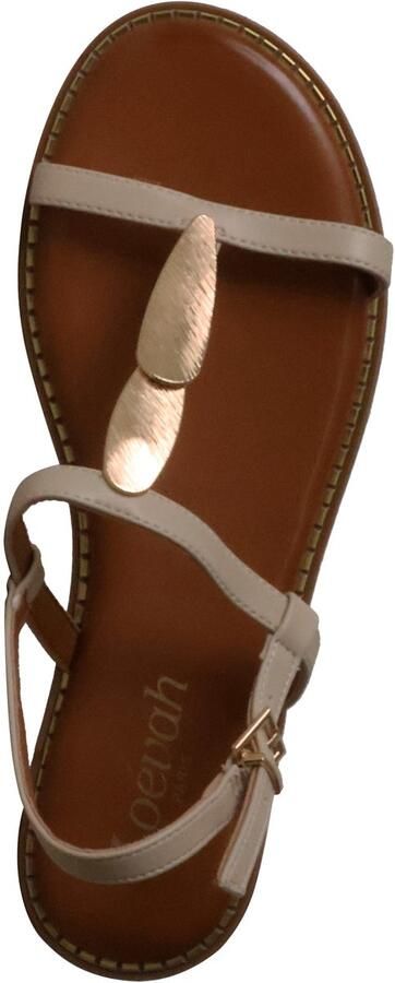 Super Mode Platte sandalen met bandjes van Loevah Paris
