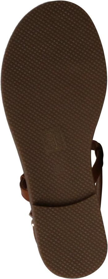 Super Mode Sandaal 'Flache Riemchensandalen von Loevah Paris' bruin