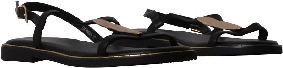Super Mode Platte sandalen met bandjes van Loevah Paris
