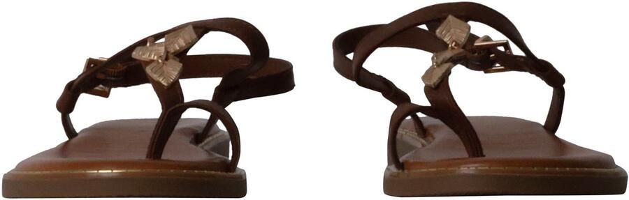 Super Mode Platte sandalen met bandjes van Loevah Paris