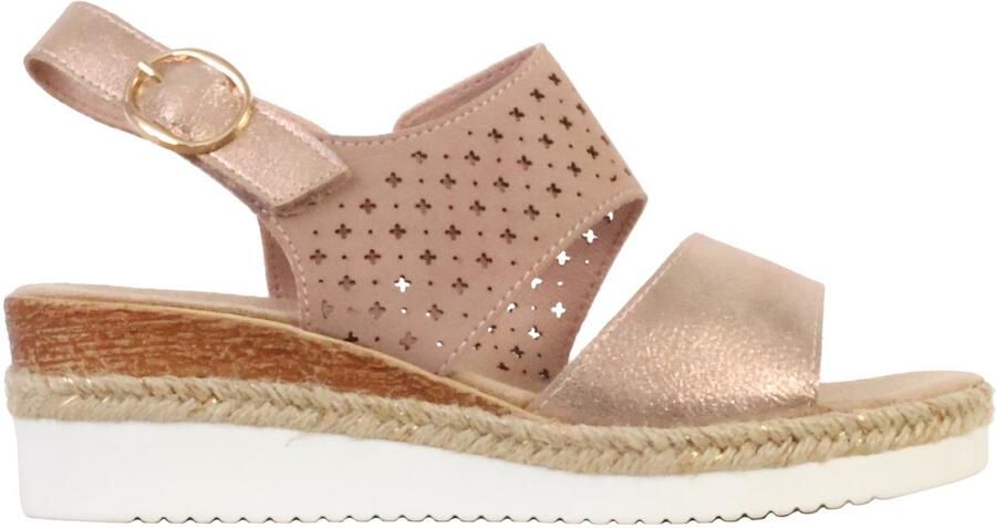 Super Mode Sandalen met plateauzool en riempje