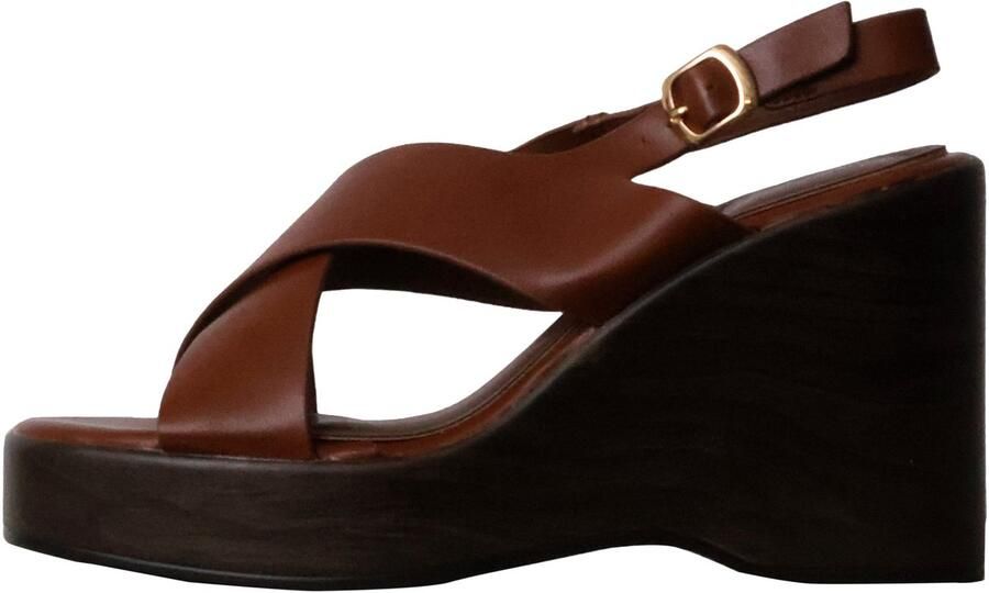 Super Mode Sandalen met plateauzool en bandje van R and BE