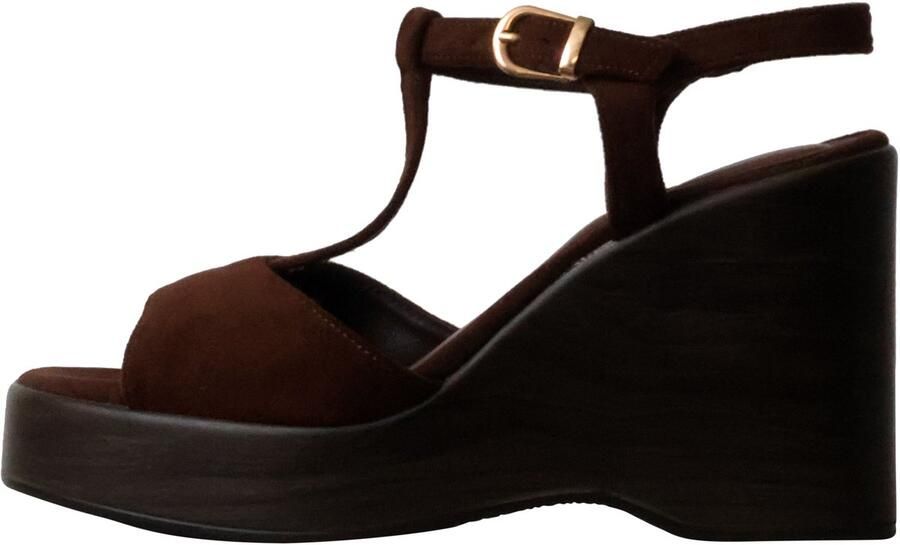 Super Mode Sandalen met plateauzool en riempje van R and Be - Foto 3