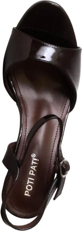 Poti pati Supermodieuze sandalen met hakken
