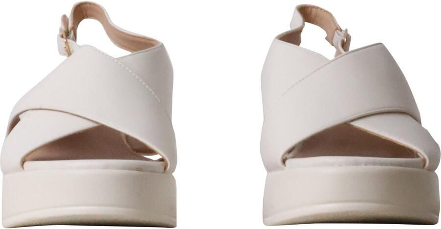 Super Mode Sandalen met plateauzool en bandje van R and BE