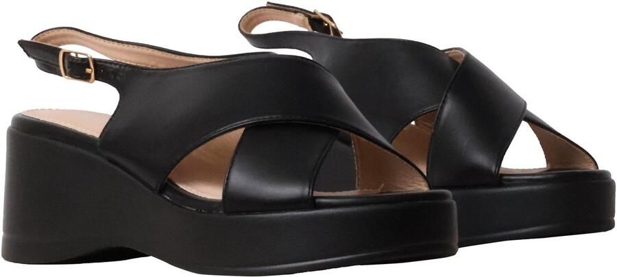 Super Mode Sandalen met plateauzool en bandje van R and BE
