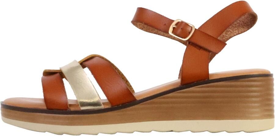 Super Mode LBS-sandalen met sleehak en riempje