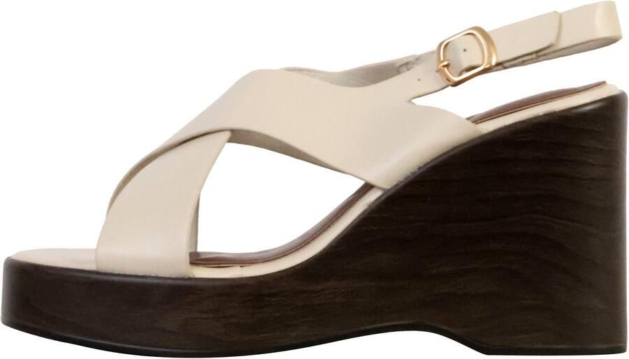 Super Mode Sandalen met plateauzool en bandje van R and BE