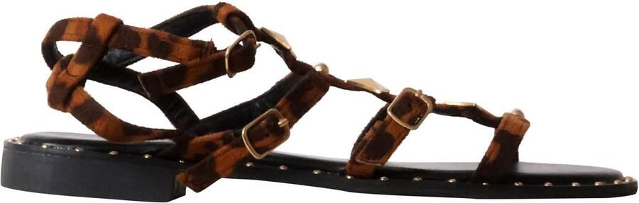 Super Mode Joalice platte sandalen met riempje
