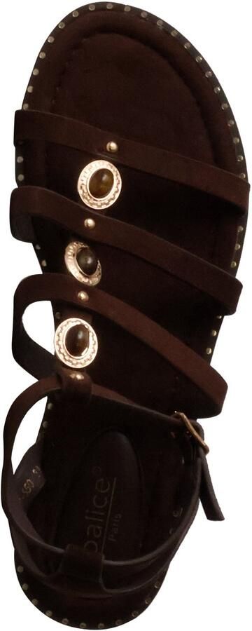 Super Mode Joalice platte sandalen met bandjes