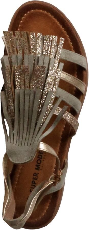 Super Mode Platte sandalen met bandjes