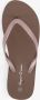 Supercracks dames teenslippers bruin - Thumbnail 1