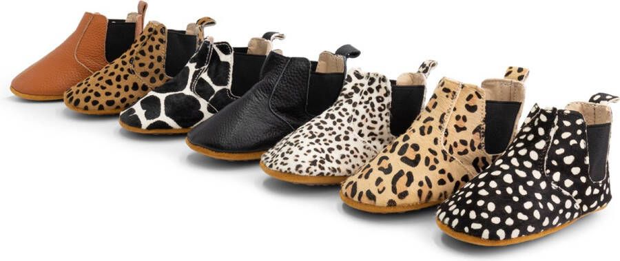 Supercute enkellaarsje Chelsea boots dierenprint zwart met stipjes print 12 18 maanden - Foto 3