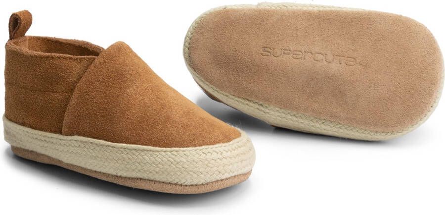 Supercute Espadrilles suède camel bruin 6 12 maanden - Foto 2
