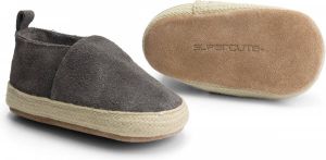 Supercute Espadrilles suède grijs 12 18 maanden