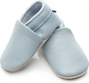 Supercute Leren Baby slofjes Blauw 18 24 maanden -Babyschoenen Jongen Meisje Kraamkado Babyshower