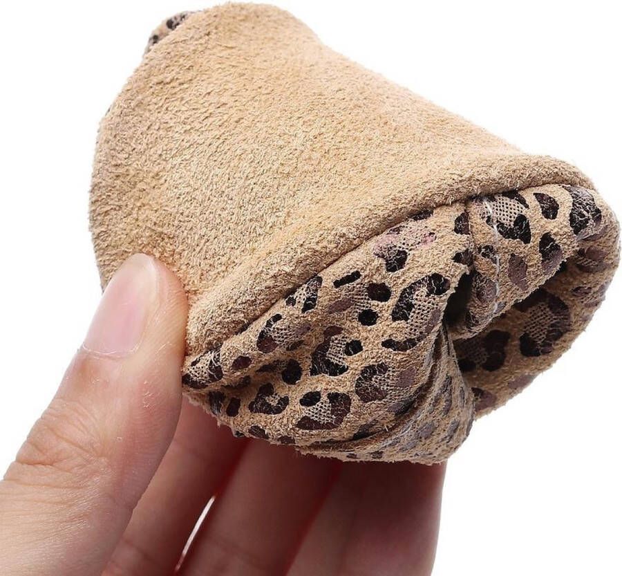 Supercute Leren Baby Slofjes Dierenprint 18 tot 24 Maanden Metaliek Leer Babyschoenen Meisje Kraamkado Babyshower - Foto 4