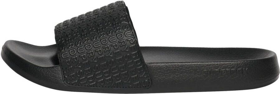 Superdry Badslippers met all-over reliëfopdruk Heren Slippers