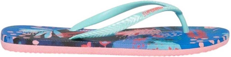 Superdry Bedrukte Kinderenlippers Dames Slippers