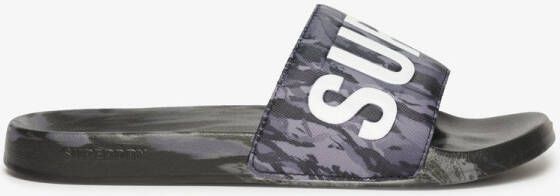 Superdry Camo Vegan Pool Slippers Grijs Man