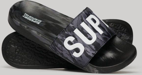 Superdry Camo Vegan Pool Slippers Grijs Man