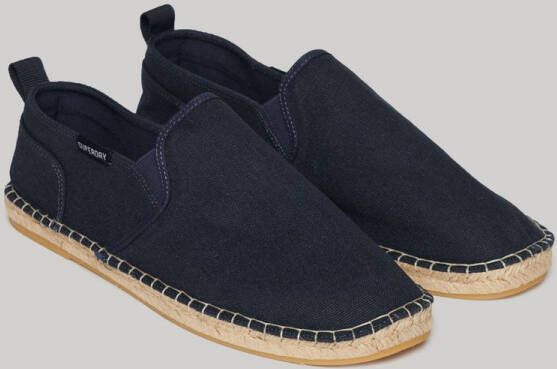 Superdry Canvas Espadrilles Blauw Man
